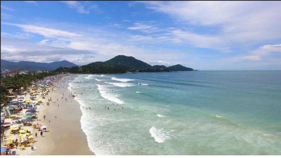 Apartamento Azul Celeste Ubatuba Bagian luar foto